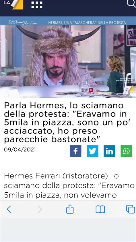 vi ricordate di hermes ferrari, il ristoratore “sciamano  